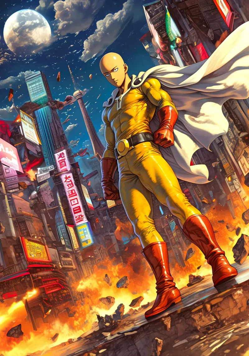 One Punch Man carta hahnemühle da Stellar Creative
