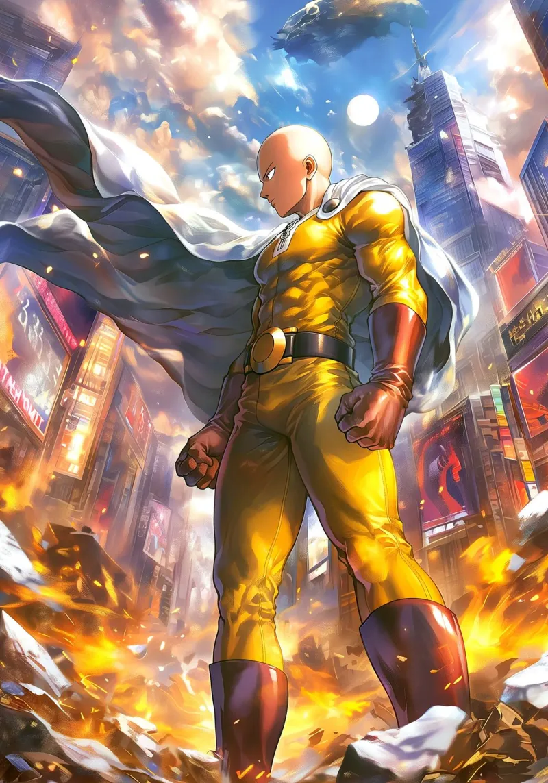 One Punch Man carta hahnemühle da Stellar Creative