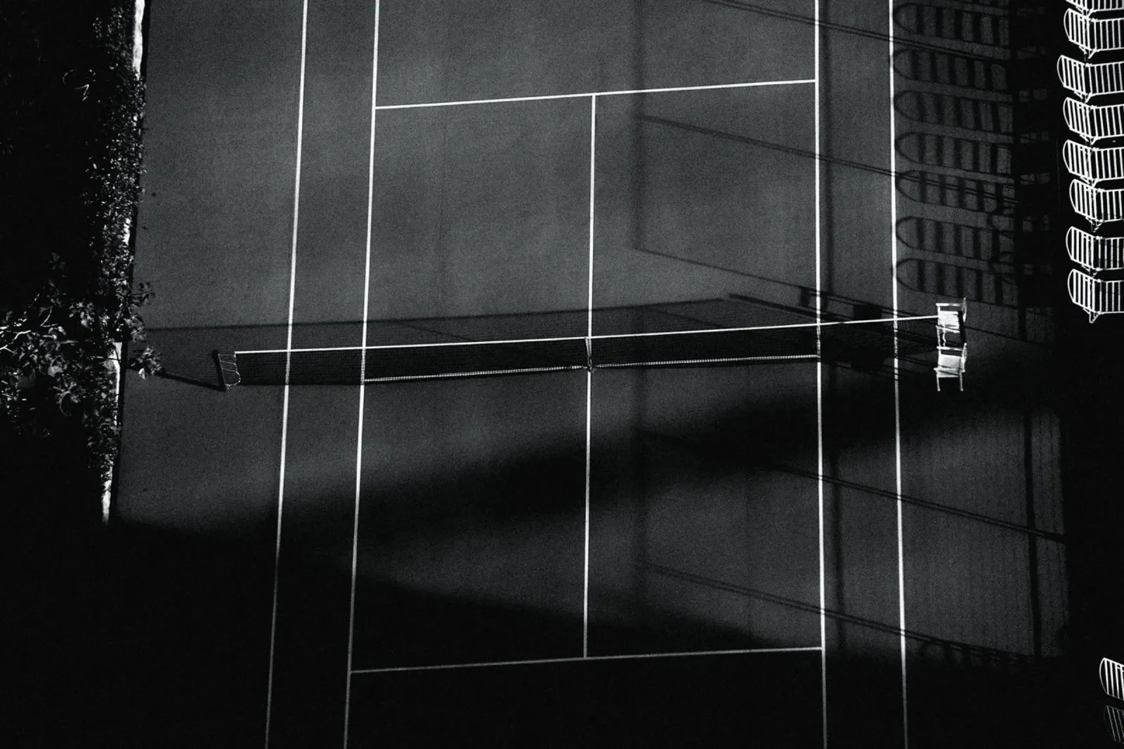 Retro Tenniscourt pellicola backlit da Fjöllart
