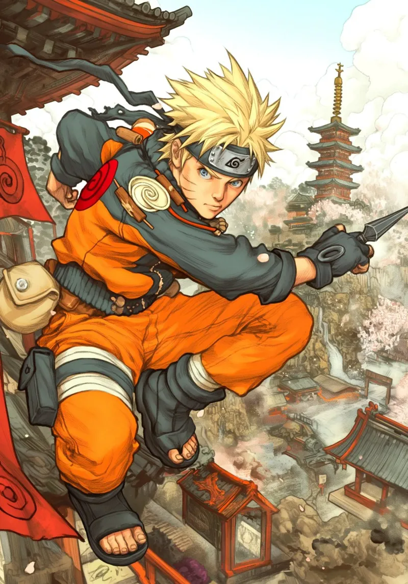 Naruto alluminio dibond da Stellar Creative