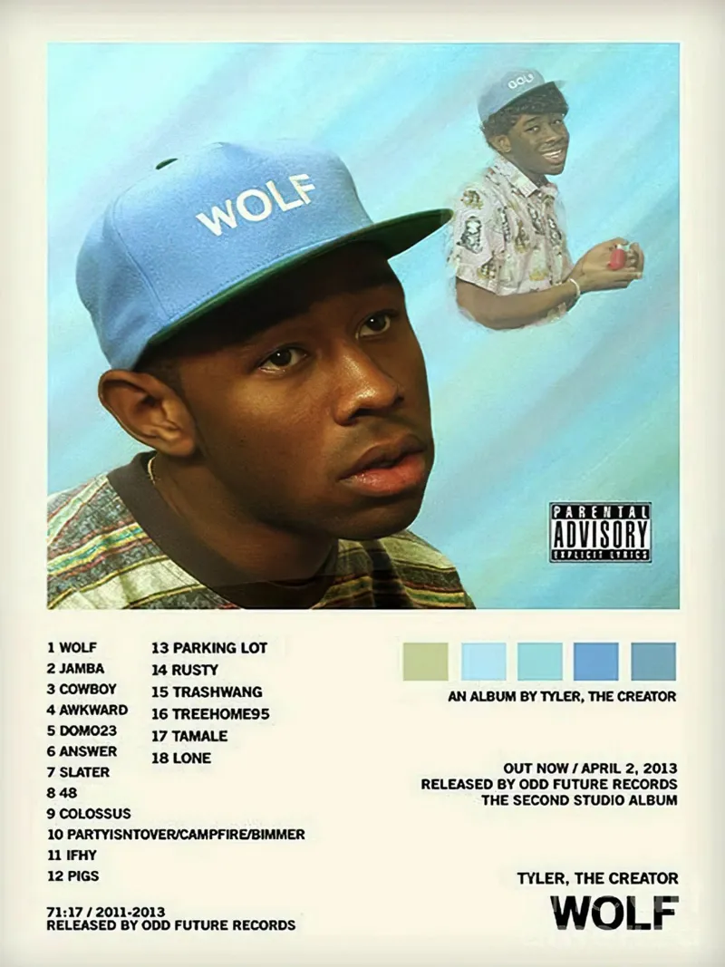 Tyler The Creator Wolf carta hahnemühle da Roronoa7