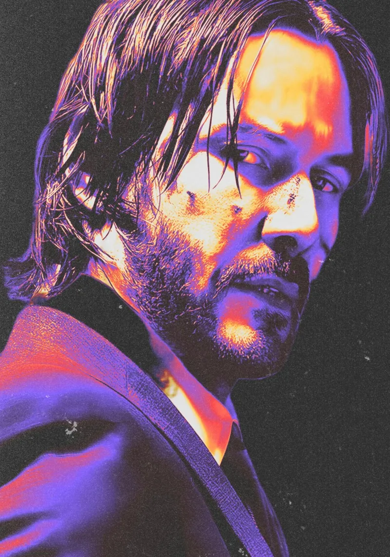 John Wick alluminio dibond da Limitless Prints