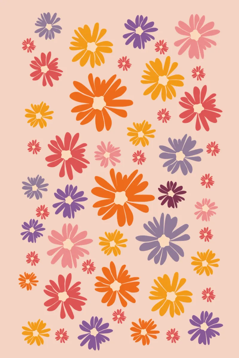 Blumenmeer Gänseblümchen Margeriten Daisy poster de pierosvisuals
