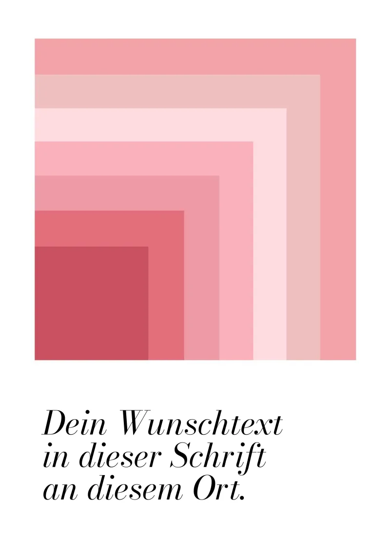 Wunschtext - bricks pastell alluminio dibond da BAINAI BRICK