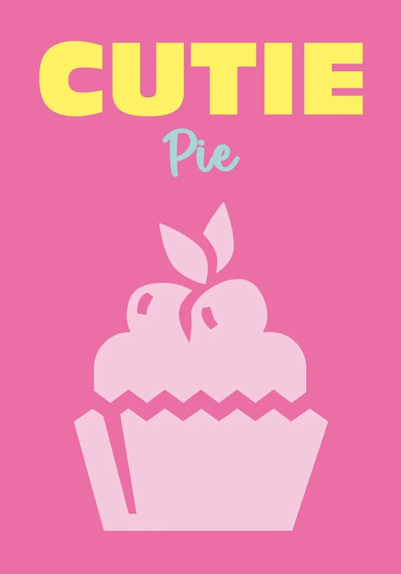 Cutie Pie poster da Colorful Homes