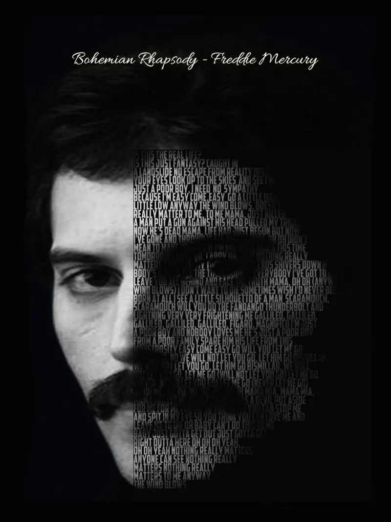 Bohemian Rhapsody pellicola backlit da Gunawan Rb