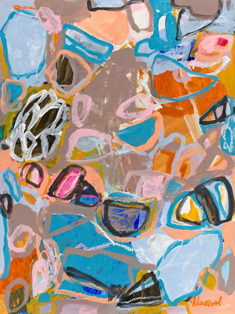 Marisol Evora - In cerca di casa poster con telaio in plastica da The Artcircle