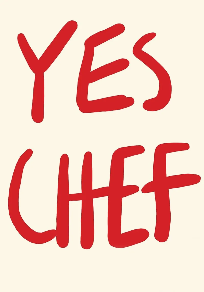 Sì Chef alluminio dibond da John Sander