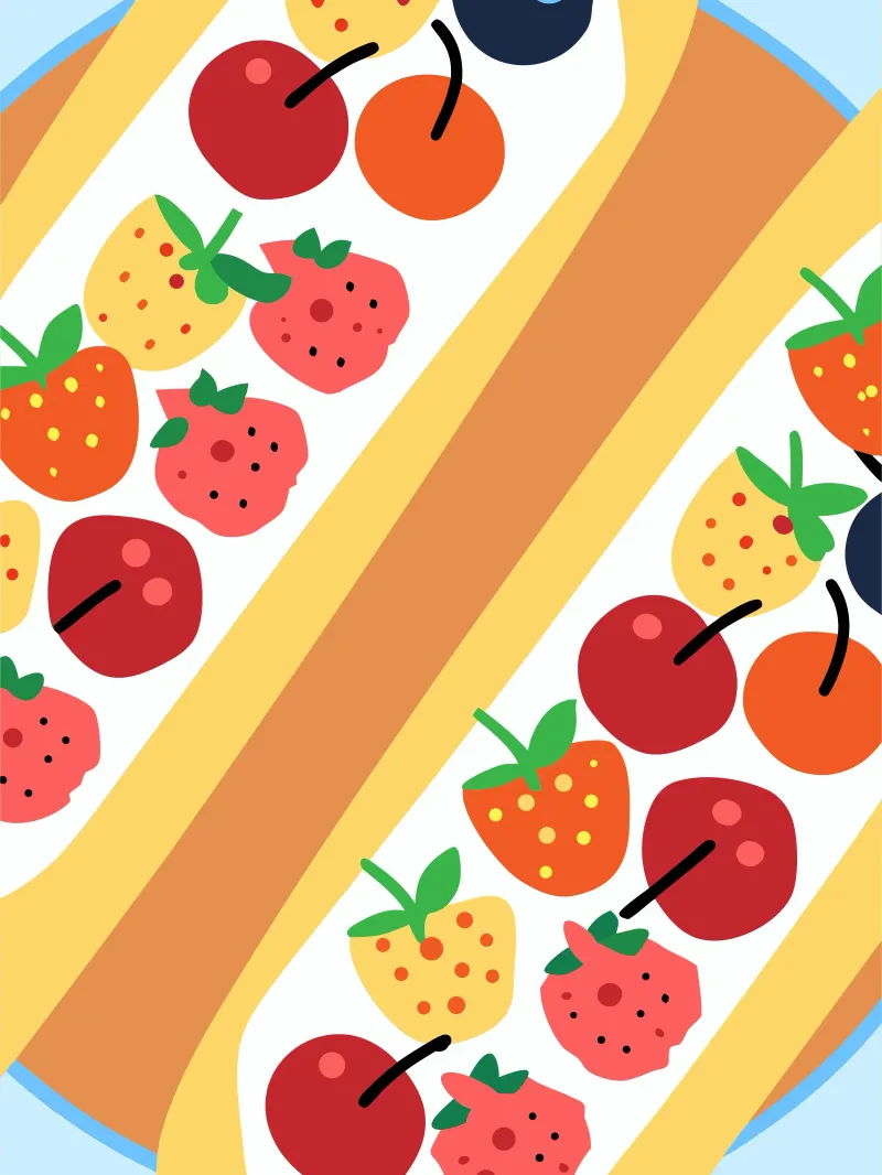 Bacche alluminio dibond da OFFICIAL FRUIT & VEGETABLES