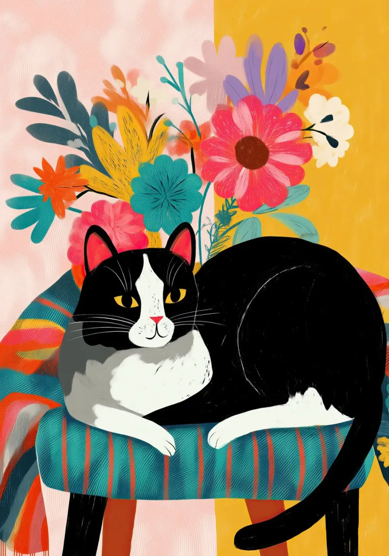 Bloom and Purr carta hahnemühle da Luca