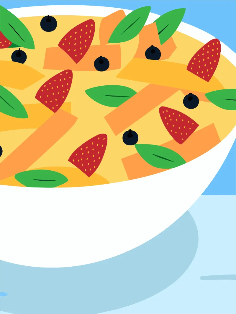 Insalatiera di frutta plexiglass da OFFICIAL FRUIT & VEGETABLES