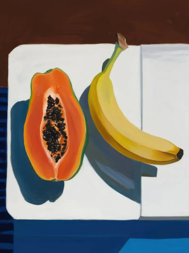 Natura morta di frutta illuminata dal sole pellicola backlit da Sun Riser
