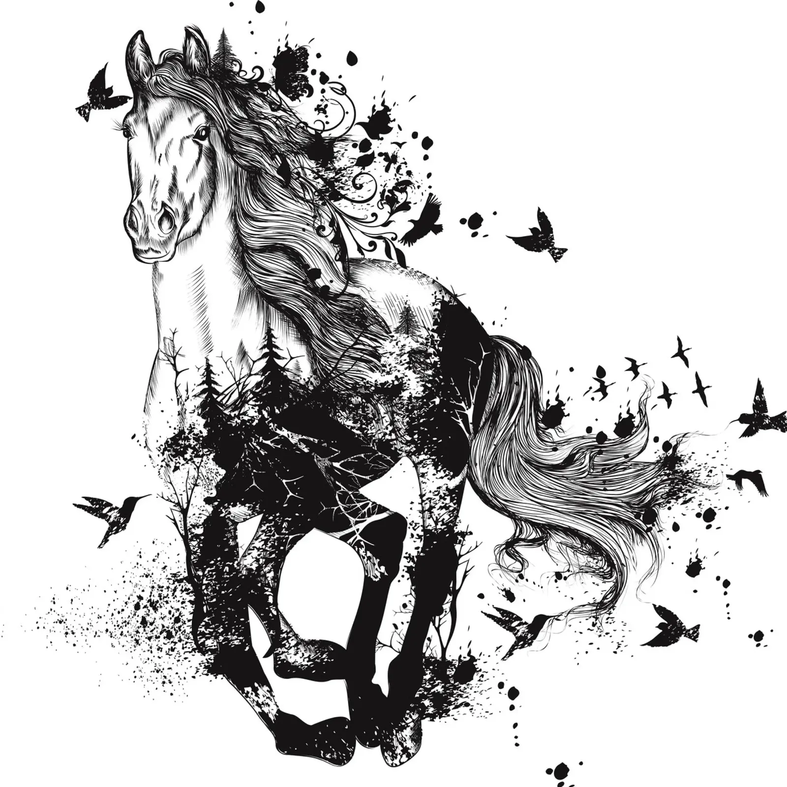 Stallion carta hahnemühle da Artsy Bessy