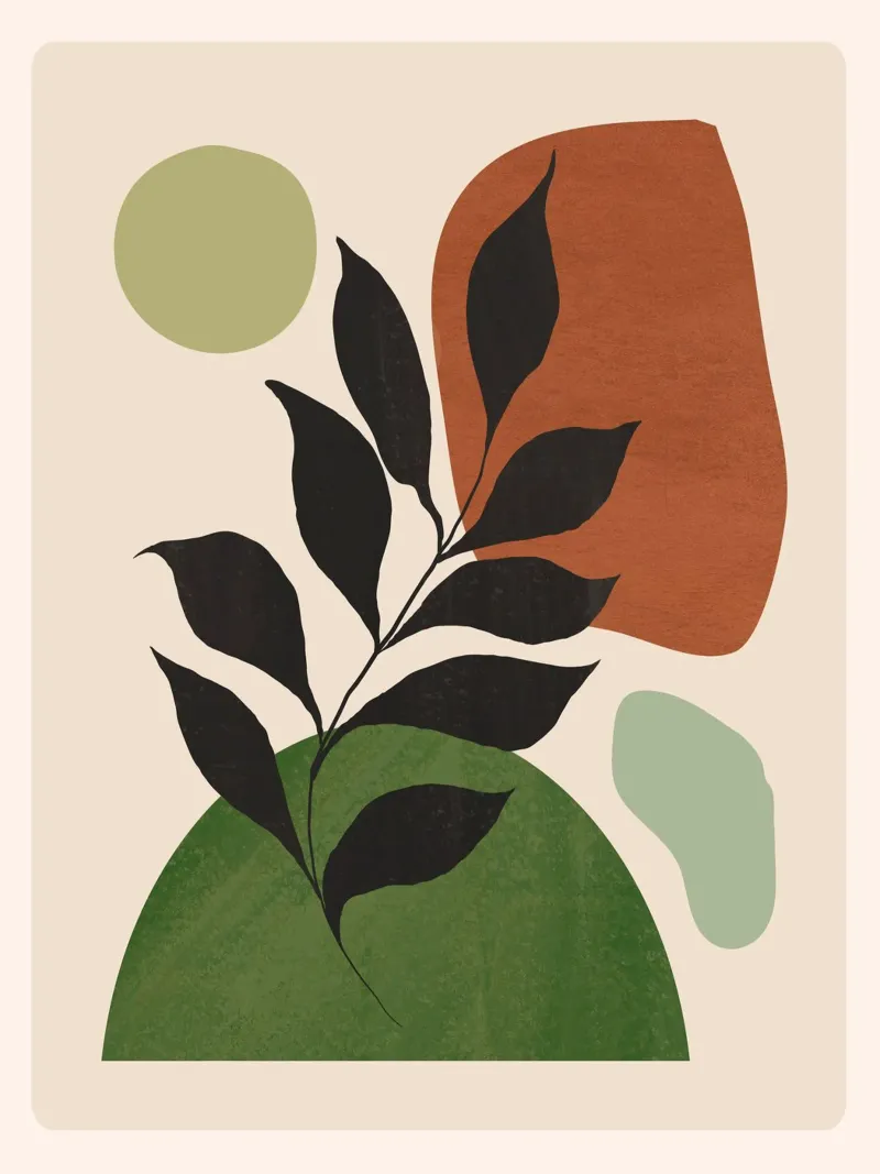Abstract Art /Minimal Plant 68 forex plate by ThingDesign
