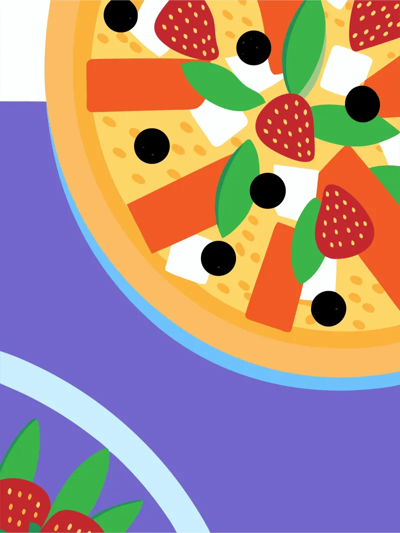 Insalata di frutta carta hahnemühle da OFFICIAL FRUIT & VEGETABLES