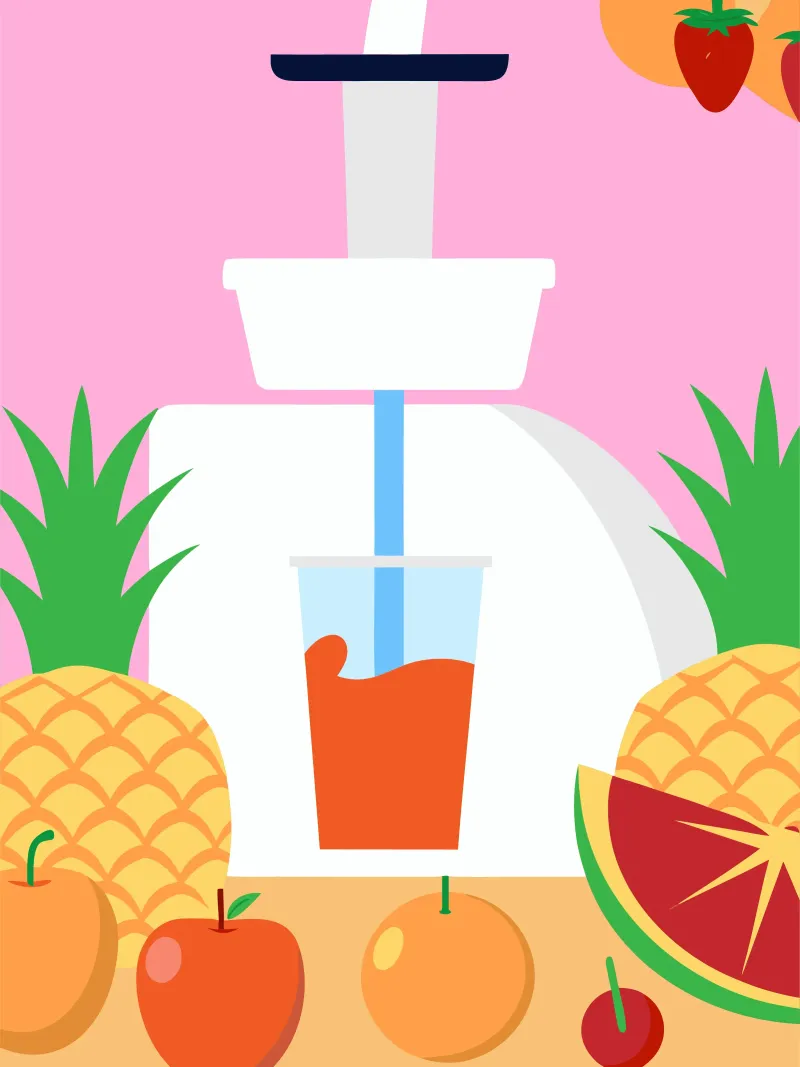 Macchina per succhi di frutta plexiglass da OFFICIAL FRUIT & VEGETABLES