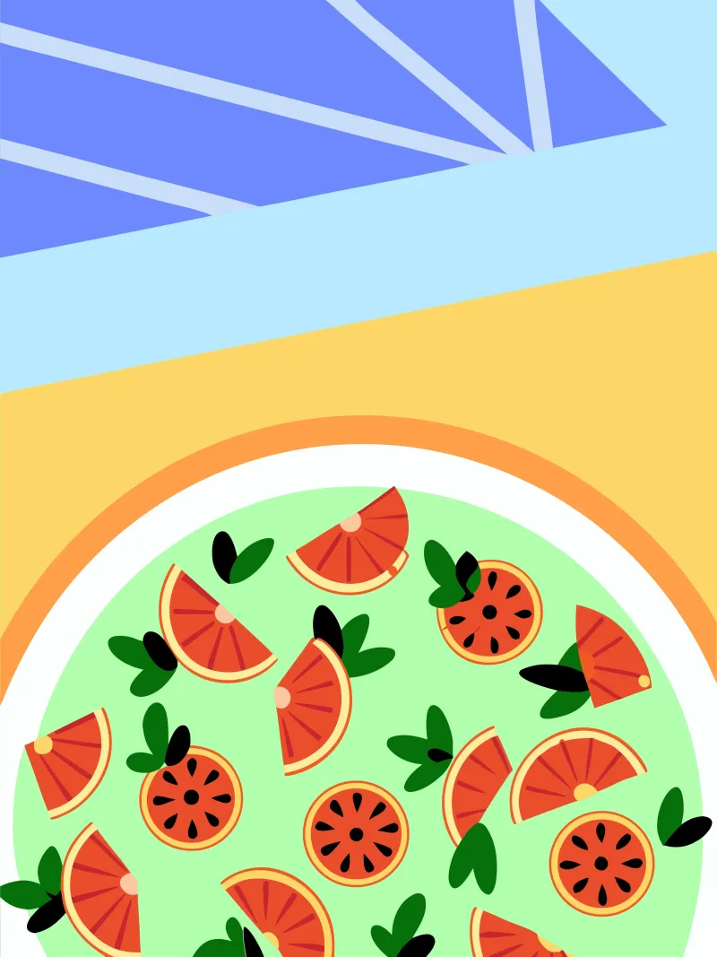 Fresh Grapefruit Salad hahnemühle by OFFICIAL FRUIT & VEGETABLES