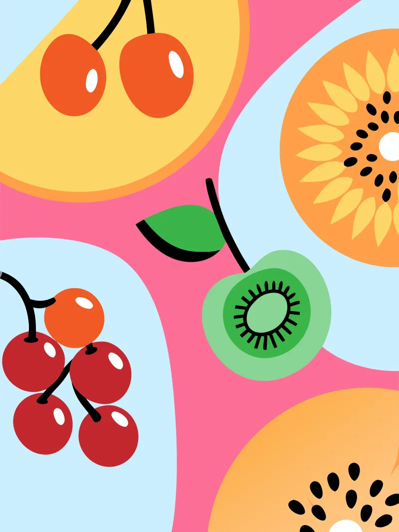 Frutta fresca pellicola backlit da OFFICIAL FRUIT & VEGETABLES