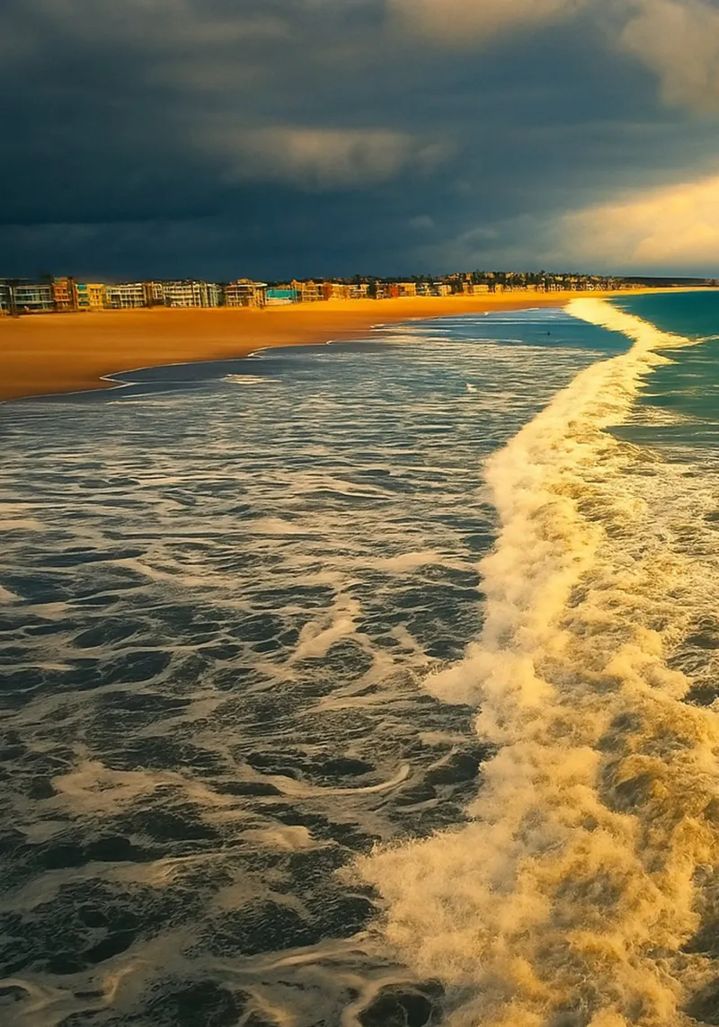 côte vue sur la plage hahnemühle de PASMING