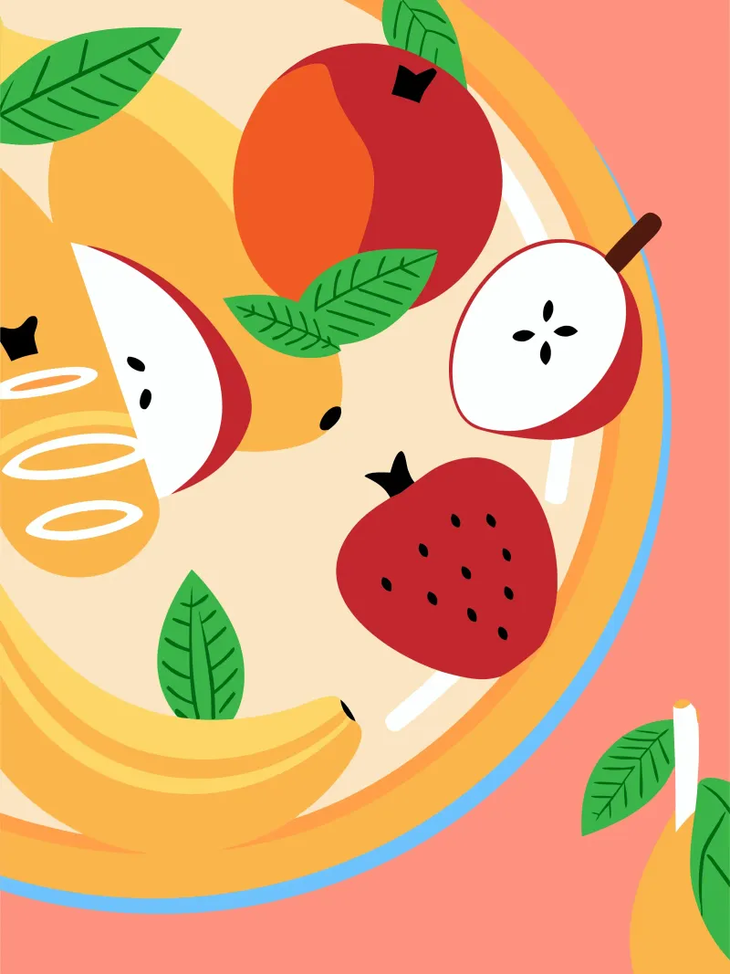 Frutta allegra alluminio dibond da OFFICIAL FRUIT & VEGETABLES