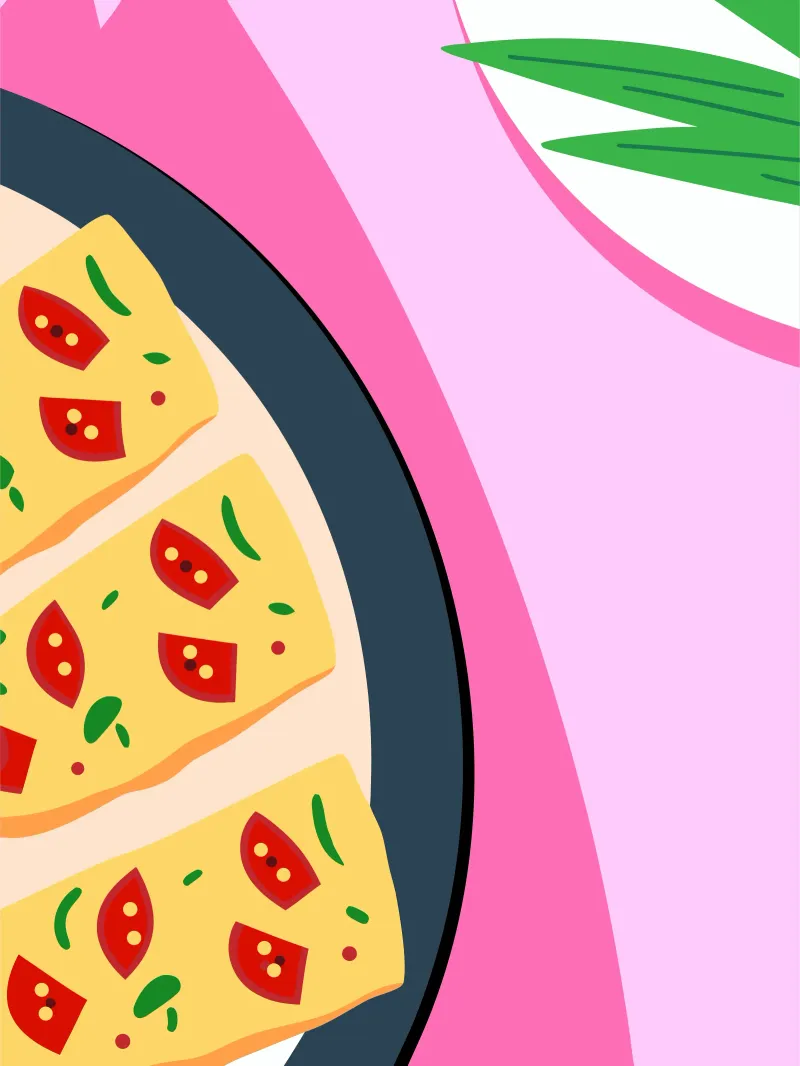 Tomato Pizza carta hahnemühle da OFFICIAL FRUIT & VEGETABLES