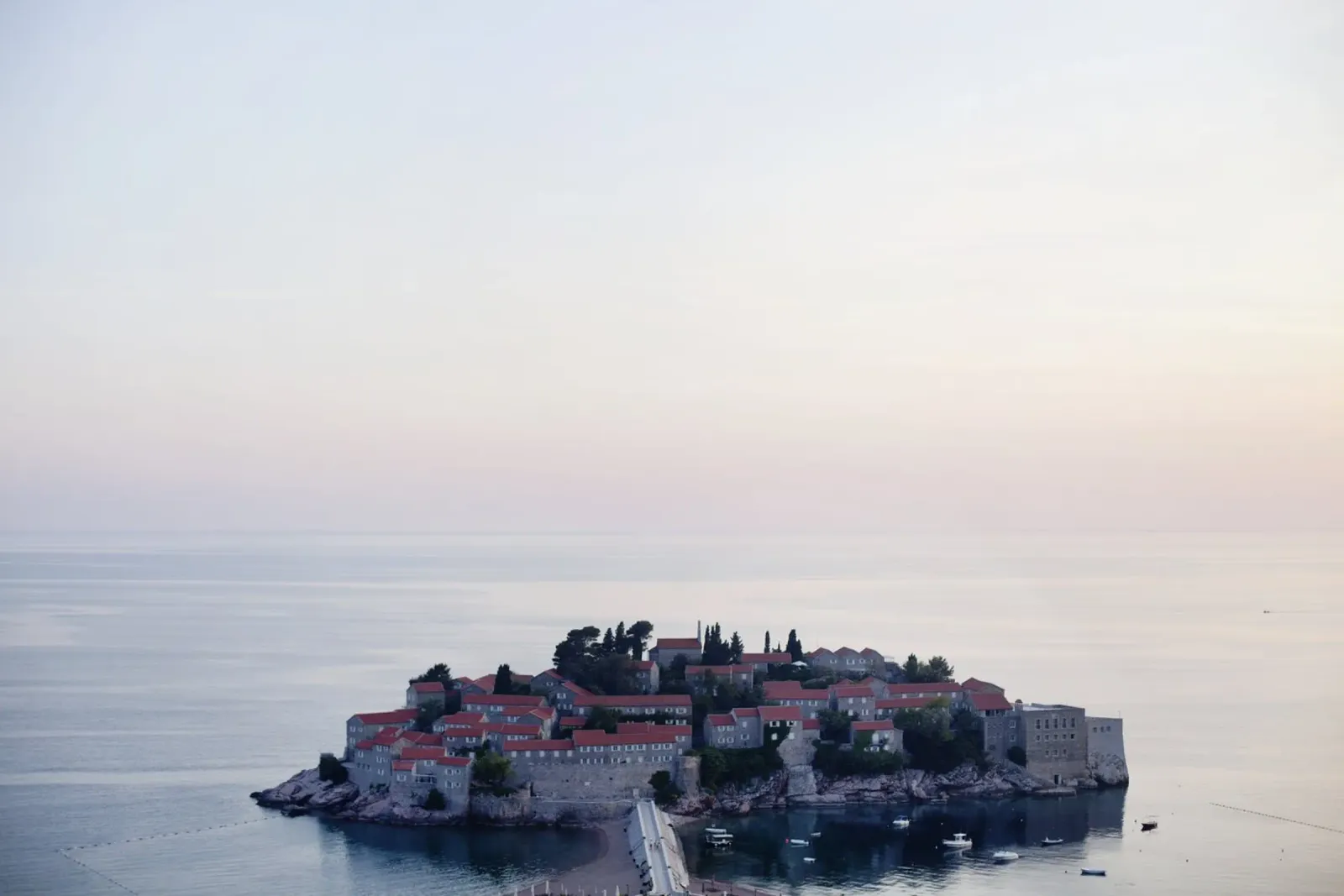 Sveti Stefan, Montenegro alluminio dibond da art picture