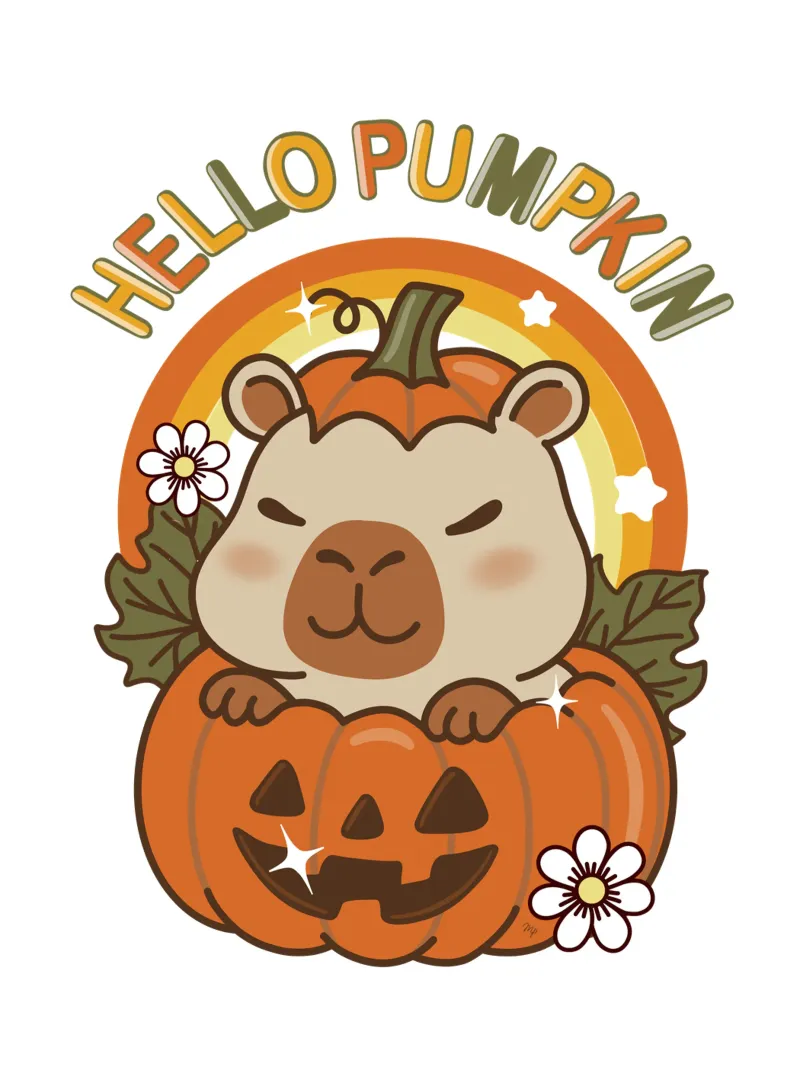 Ciao Zucca Capibara alluminio dibond da Martina