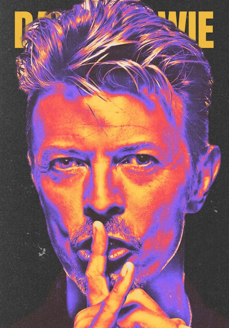 David Bowie metacrilato de Limitless Prints