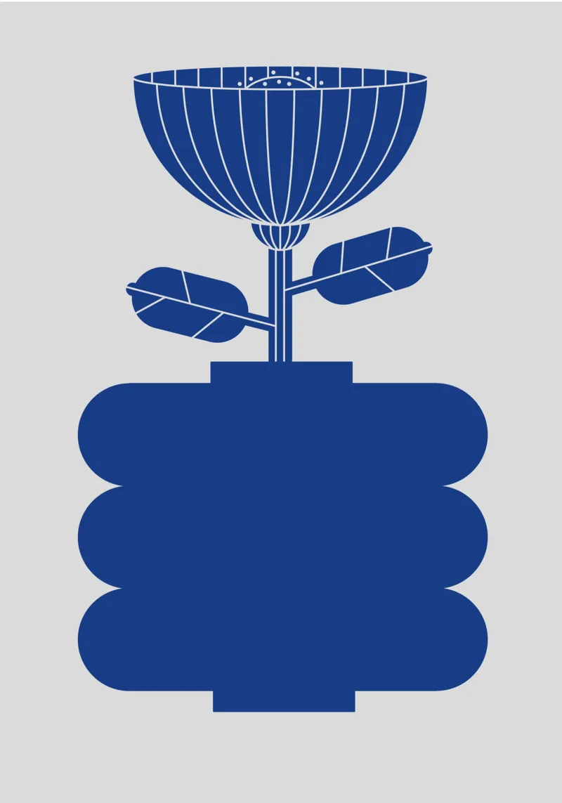 Blue vase no: 4 poster da Lidia Blomgren