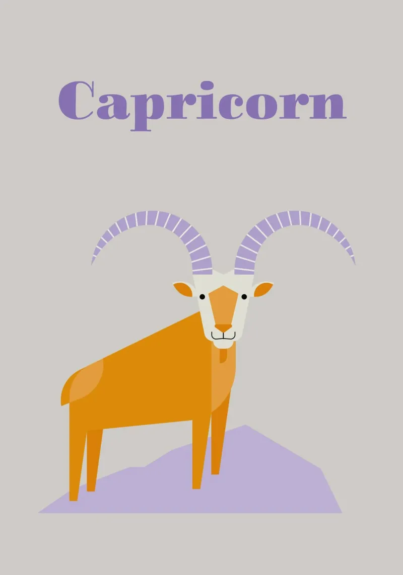 Sternzeichen Steinbock Hahnemühle von Carolin Vonhoff