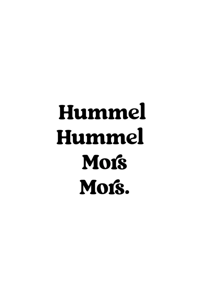 Hummel Hummel Mors Mors pannello forex da treechild