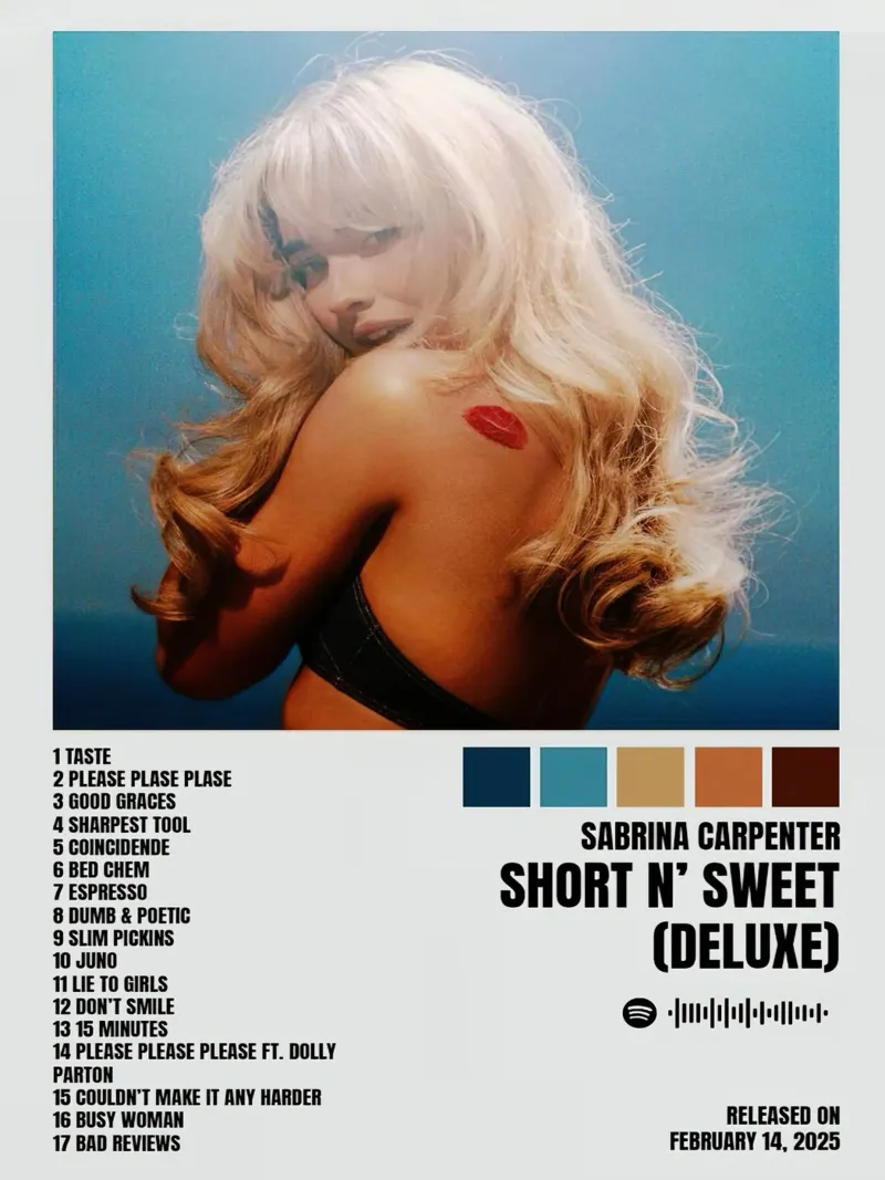 Sabrina Carpenter Short N Sweet plexiglass da Roronoa7