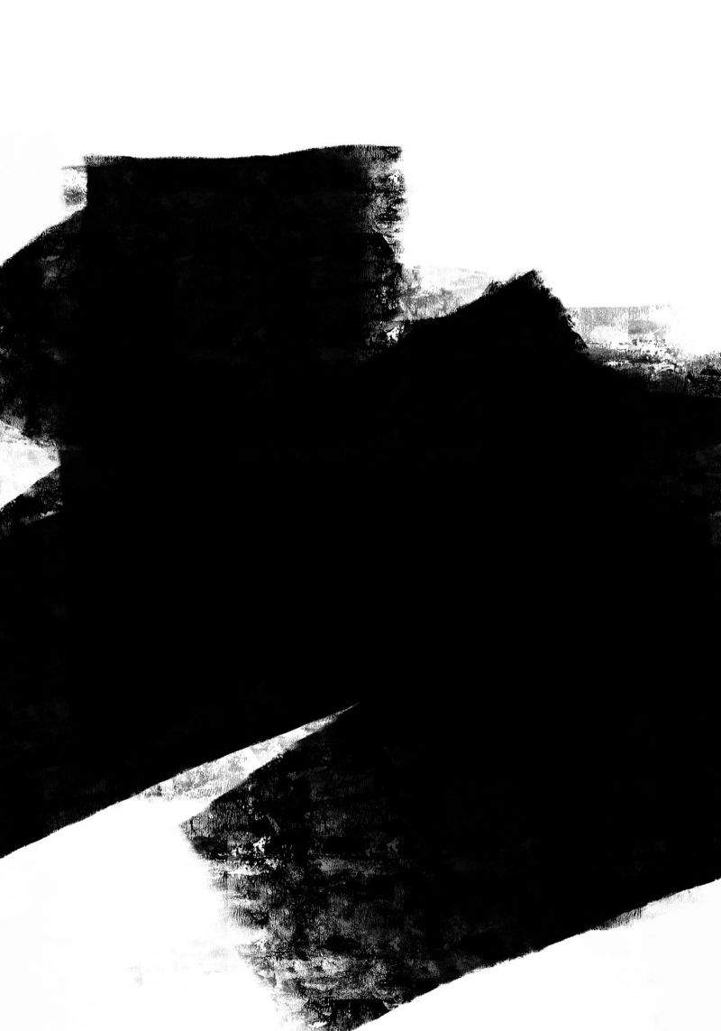 Modern Black Essence Poster von nileshkikuuchise