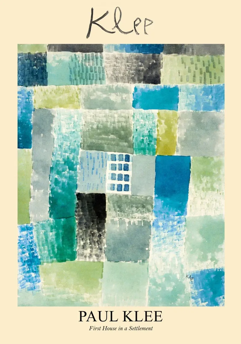 Paul Klee Calming Painting plexiglass da EverLuvv Studio
