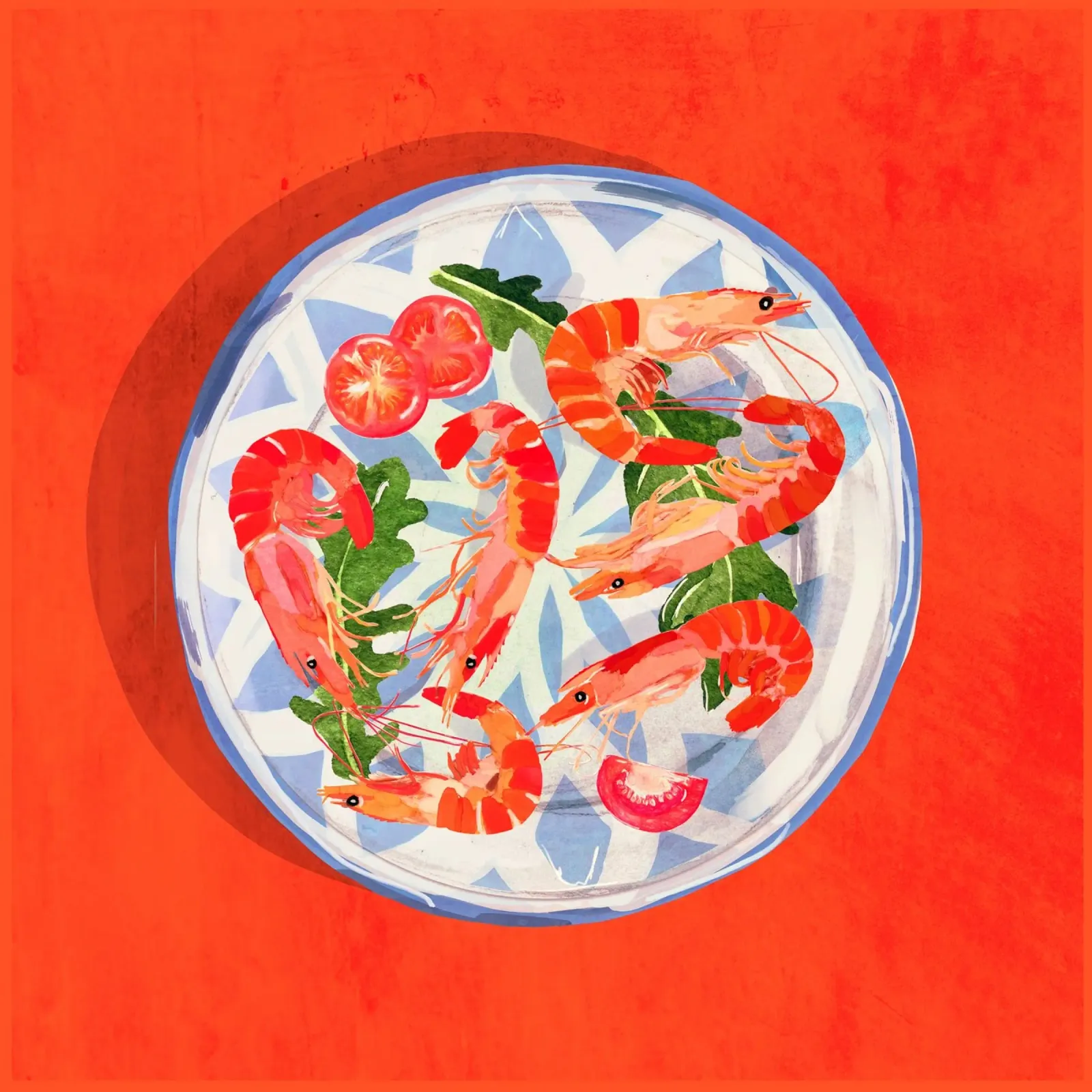 Piatto di pesce carta hahnemühle da ThingDesign