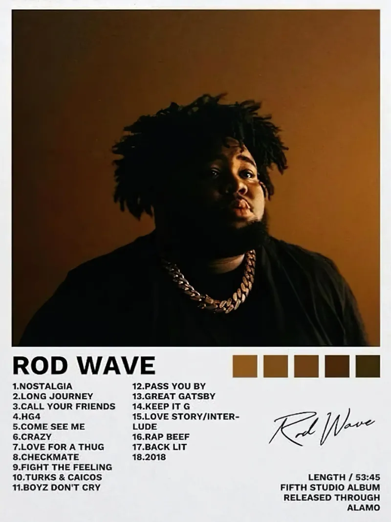 Rod Wave plexiglass da Roronoa7