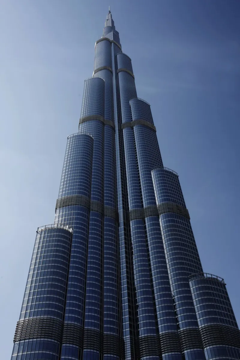 Burj Khalifa, Abudabi, VAE pellicola backlit da art picture