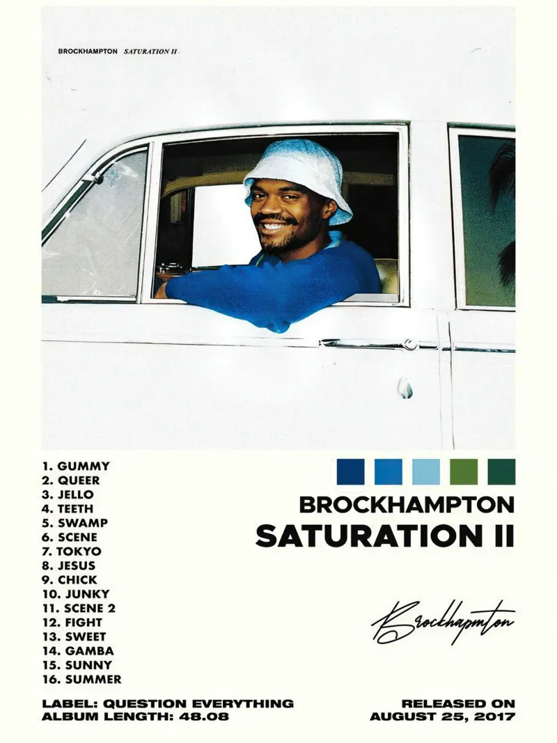 Brockhampton Saturation carta hahnemühle da Roronoa7