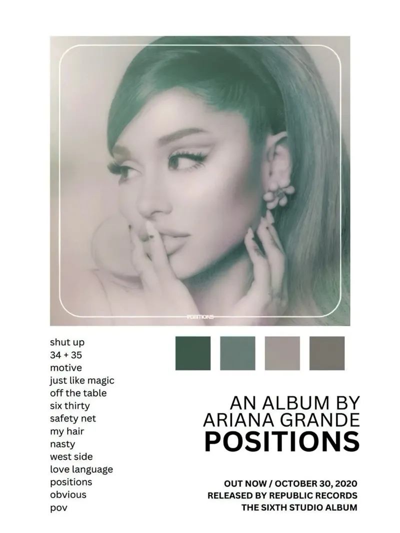 Ariana Grande Positions carta hahnemühle da Roronoa7