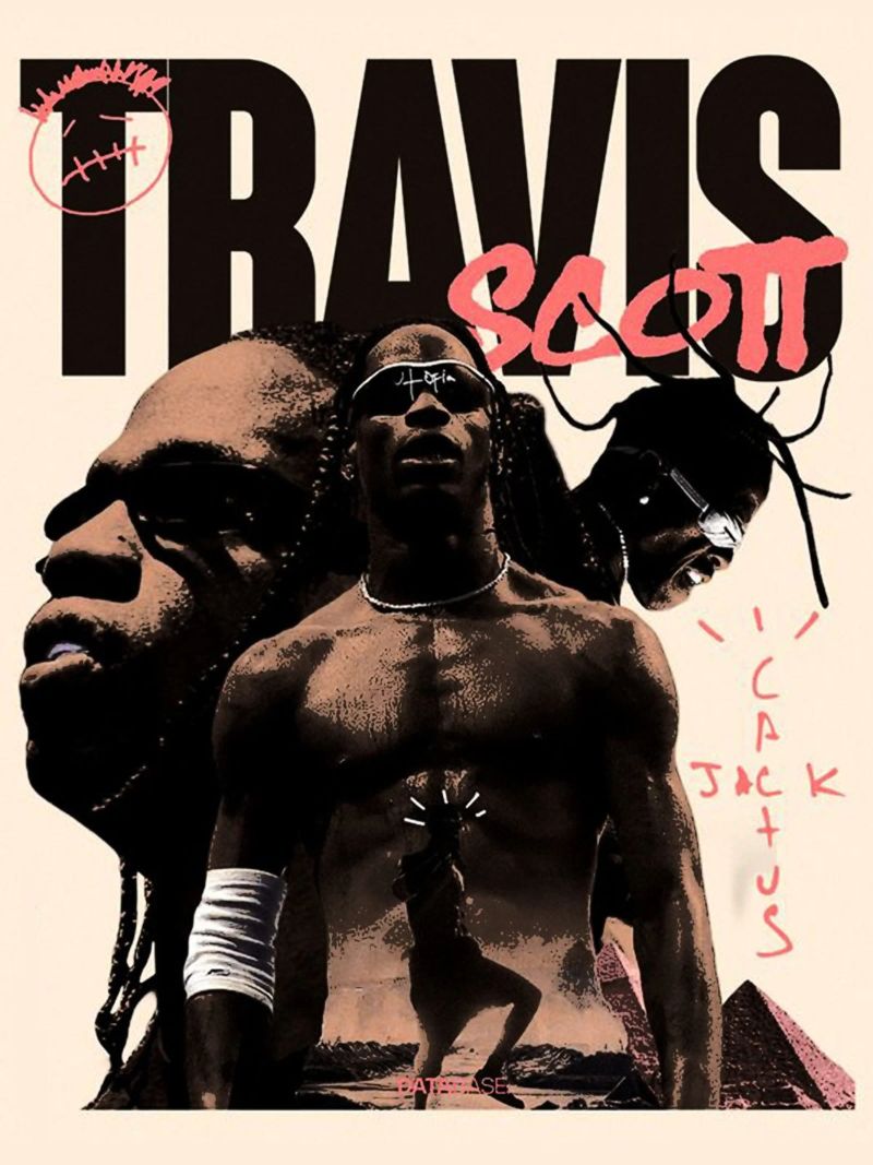 Travis Scott 19 pellicola backlit da music soul