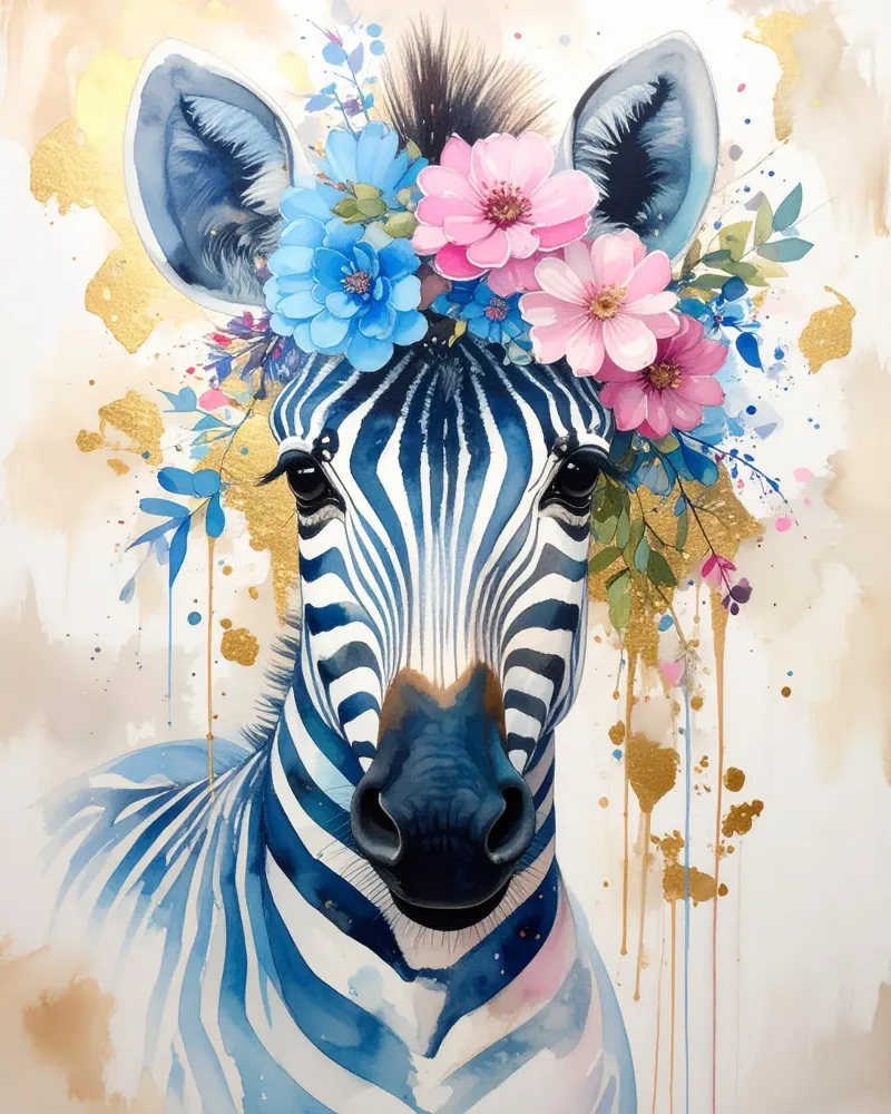 La zebra sognante carta hahnemühle da Katalier (Kids)
