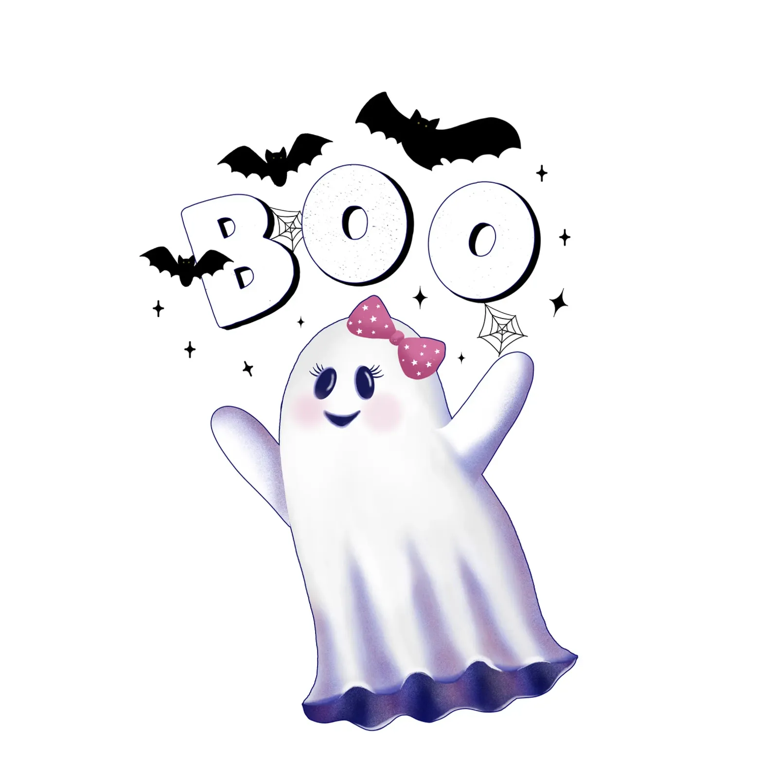 Boo. L'ora delle streghe e Halloween. pellicola backlit da CalliLetters