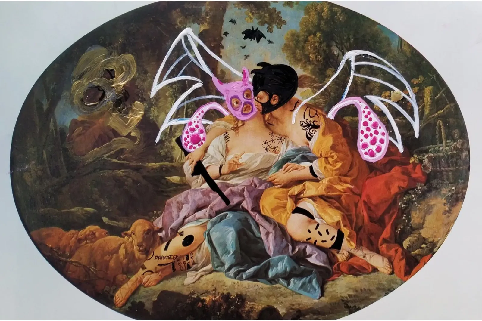 Sie will Rache Poster mit Kunststoffrahmen von Trash is dada Official
