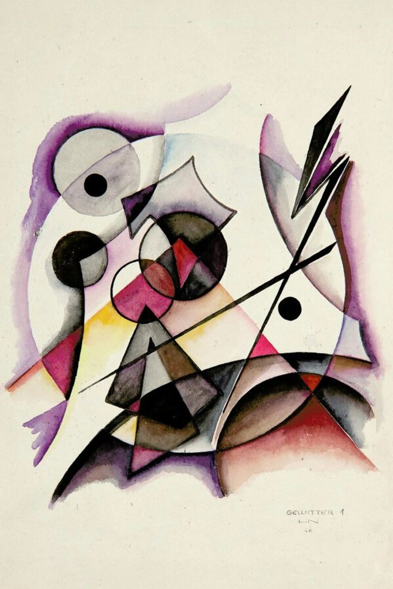 Gewitter 1 (1946) poster by Heinrich Neuy