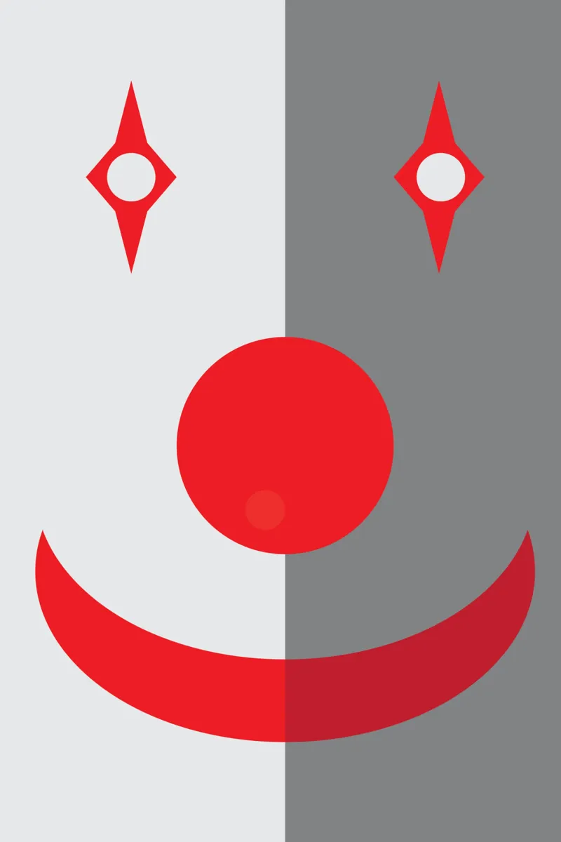 faccia da clown quadrata design imaginations carta hahnemühle da xandrax