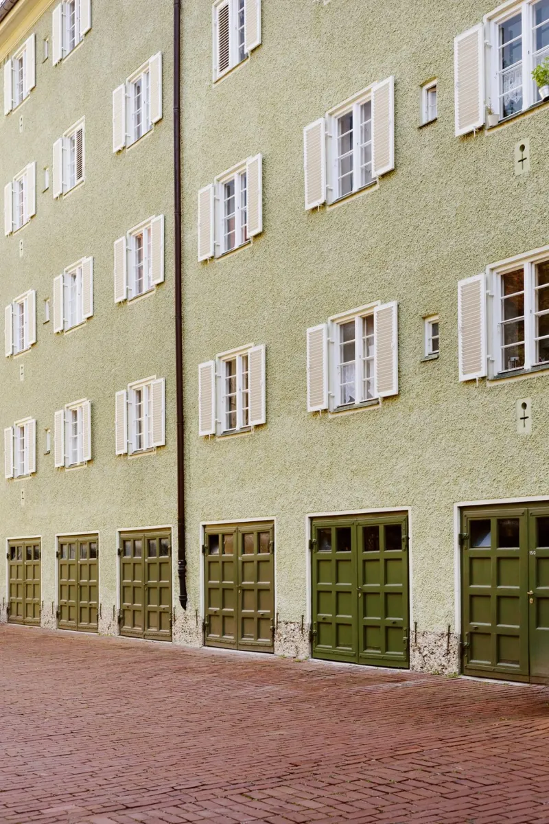Quartiere Borstei a Monaco alluminio dibond da Borstei München