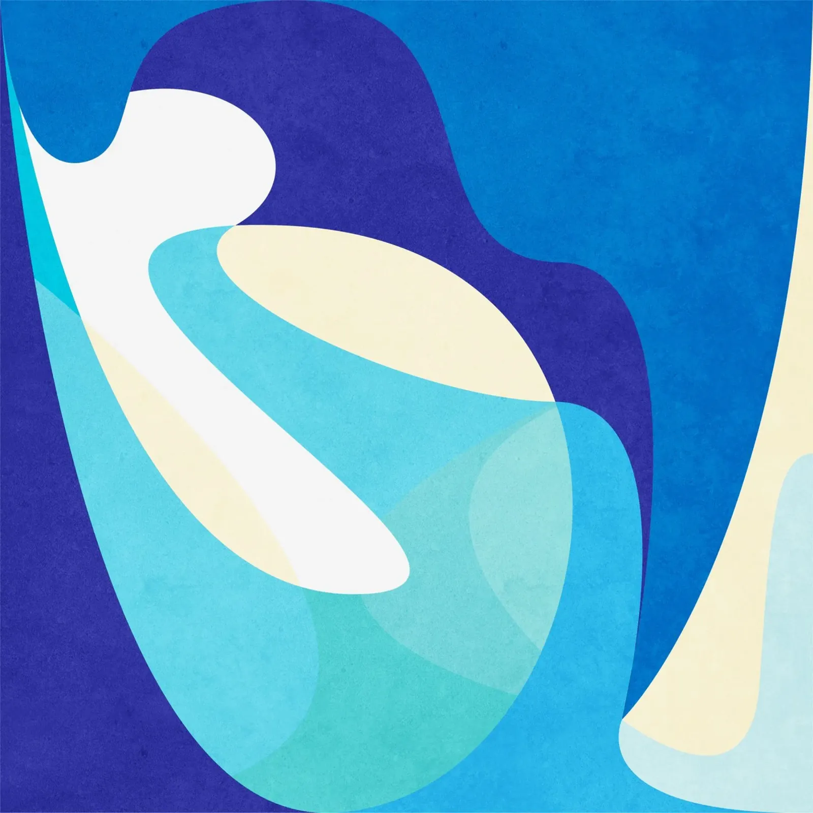 Anima blu alluminio dibond da Abstract 888
