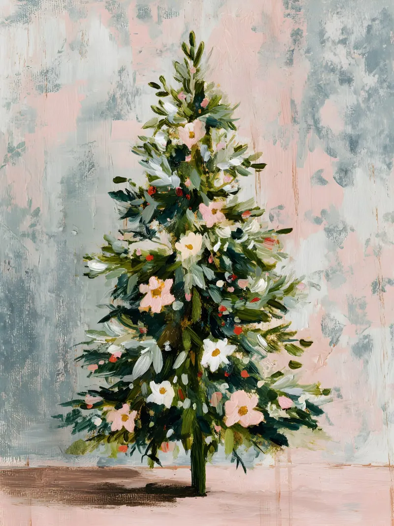 Winter Calm Tree carta hahnemühle da velvetwinterstudio