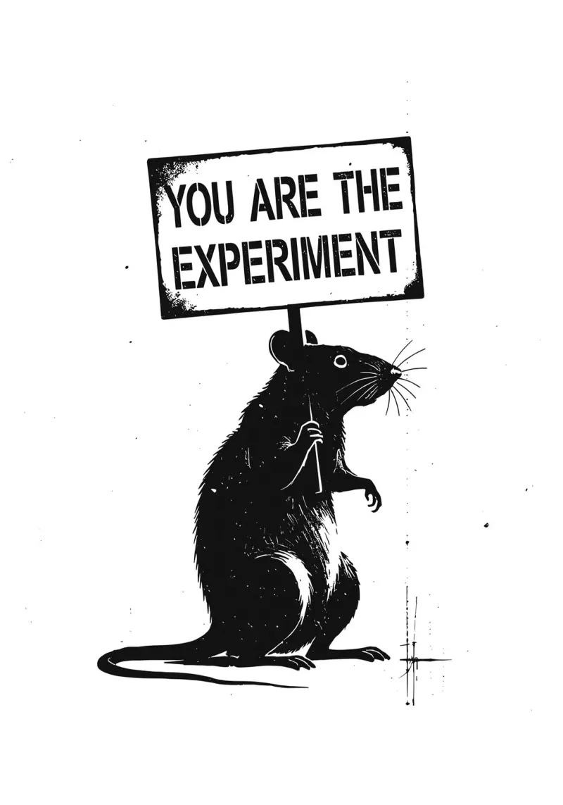 The Lab Rat Protest hahnemühle de vintageshop