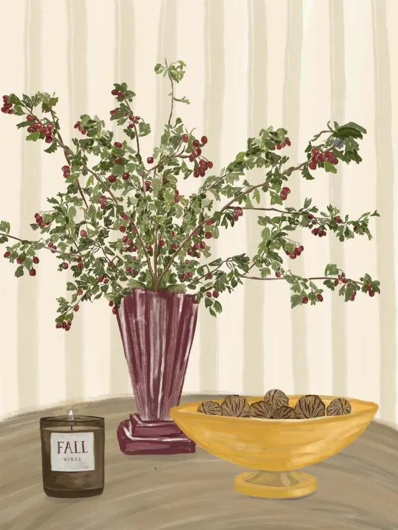 fall vibes plexiglass da herzundpapier